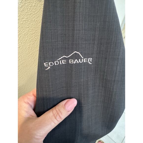 Eddie Bauer Men’s Black Full Zip Soft Shell Jacket. Outdoor hiking travel Large‎ - Picture 5 of 11